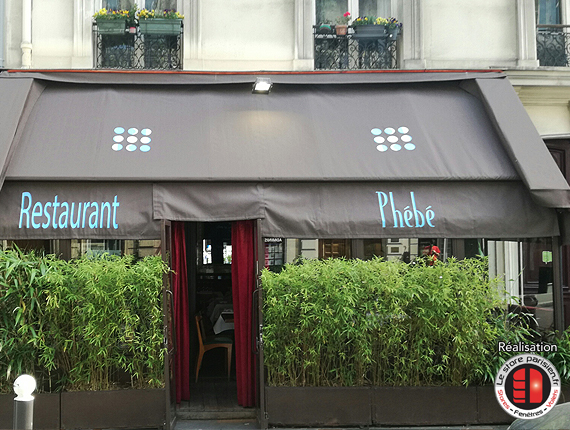 Stores pour restaurant - Paris - Le Store Parisien 