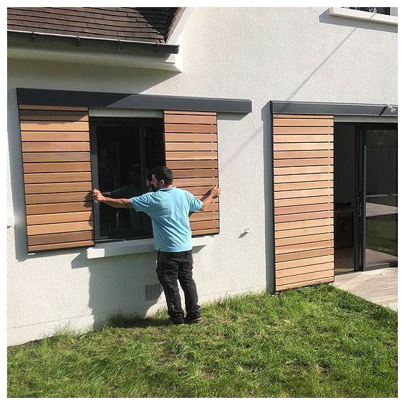 Pose de volets coulissants - Yvelines - Le Store Parisien