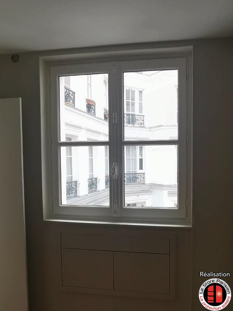 Fenêtres bois à recouvrement à Paris - Ile de France.