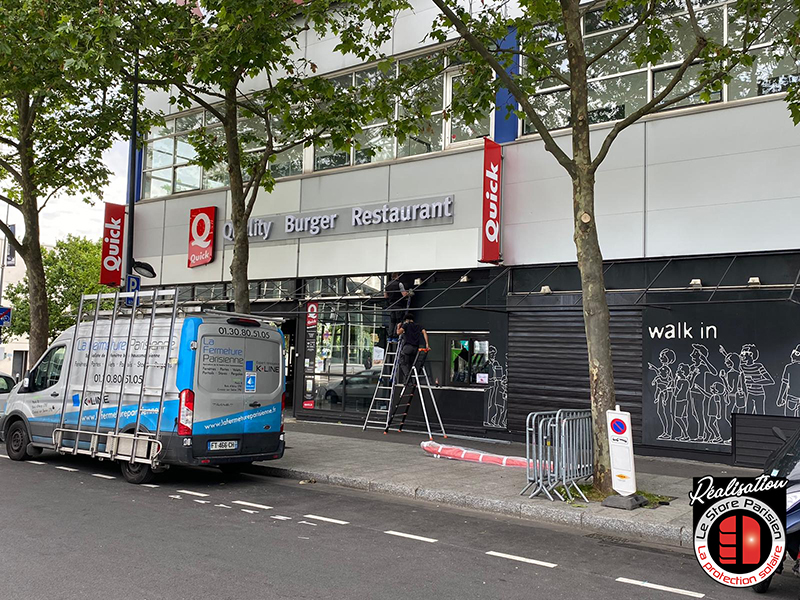 Rentoilage de stores CHR  - Le Store Parisien